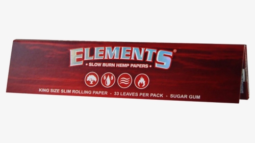 Elements Red King Size Rolling Papers - General Supply, HD Png Download, Transparent PNG