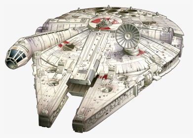 Clip Art Nave Han Solo - Star Wars Spaceship Png, Transparent Png, Transparent PNG