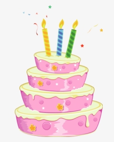 Birthday Cake Clip Art Png, Transparent Png, Transparent PNG