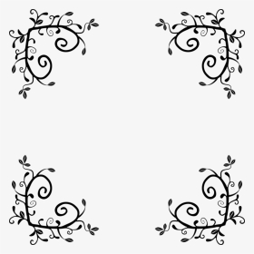 Calligraphy Vector Embellishment - Embellishment Leaf Clipart, HD Png Download, Transparent PNG