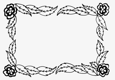 Vector Floral Silhouette Border, HD Png Download, Transparent PNG