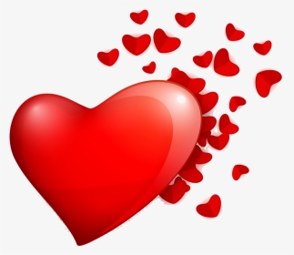 #heart #dissolving #hearts #broken #heart #emoji #crown - Heart, HD Png Download, Transparent PNG