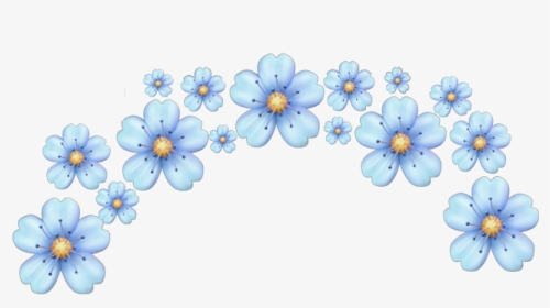 #floral #flower #crown #blue #pastel #freetoedit - Pink Flower Crown Png, Transparent Png, Transparent PNG