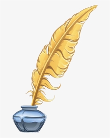 Ink Pot And Feather, HD Png Download, Transparent PNG