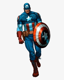 Ultimate Captain America Ultimate Captain America Vs - Ultimate Captain America Concept Art, HD Png Download, Transparent PNG