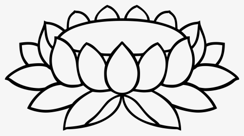 Lotus Line Art Huge Freebie Download For Powerpoint - Padma Flower Clipart, HD Png Download, Transparent PNG