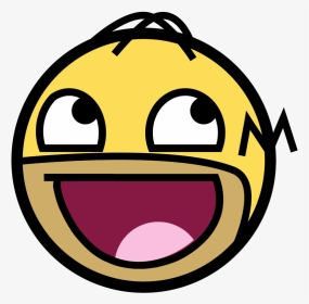 Awesome Face / Epic Smiley - Holding In Laugh Emoji, HD Png Download ...