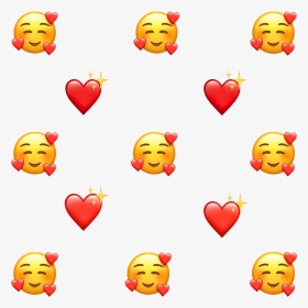 #emoji #love #heart #sparkle #background #cute #gorgeous - Smiley, HD Png Download, Transparent PNG