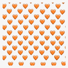 #orange #heart #hearts #orangehearts #orangeheart #emoji - Iphone Orange Heart Emoji, HD Png Download, Transparent PNG