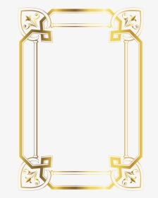 Gold Frame Border Png, Transparent Png, Transparent PNG