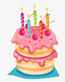 卡通生日蛋糕素材图片 - Birthday Cakes Png Clipart, Transparent Png, Transparent PNG