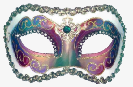 #beautiful #multicolored #carnival #parade #mask #feathers - Venetian Masks, HD Png Download, Transparent PNG