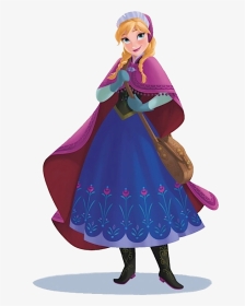 Princess Anna Png - Anna Frozen Winter Dress, Transparent Png, Transparent PNG