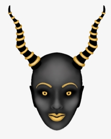#demon #devil #monster #mask #freetoedit - Mask, HD Png Download, Transparent PNG