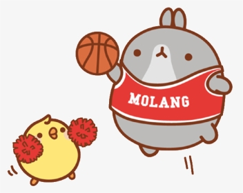 #molang #kawaii #basketball - Molang Sport, HD Png Download, Transparent PNG