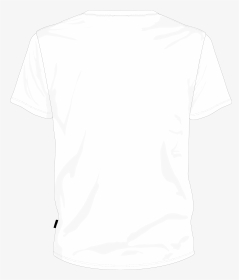 Transparent White T Shirt Back Png - T Shirt Plain White For Designing, Png Download, Transparent PNG