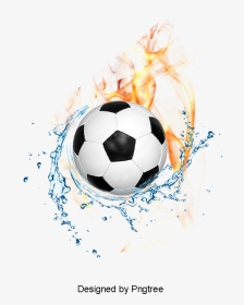 Transparent Fire Soccer Ball, HD Png Download, Transparent PNG