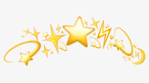 #emoji #emojicrown #stars #lightning #moon #crown #freetoedit - Moon Emoji Crown Png, Transparent Png, Transparent PNG