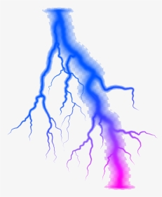 Thunder Png Clipart Lightning Transparent Background - Lightning Strike Png, Png Download, Transparent PNG