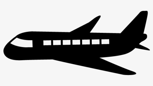 Fly In The Sky - 飛行機 モノクロ イラスト, HD Png Download, Transparent PNG