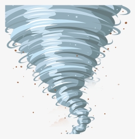 Thunderstorm Clipart Tornado Cloud - Tornado Cartoon Png, Transparent Png, Transparent PNG