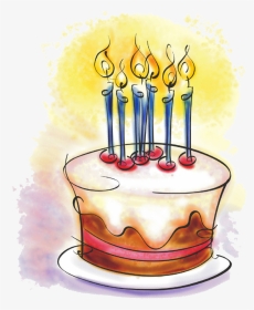 Birthday Cake Png File - Happy Birthday Cake Art, Transparent Png, Transparent PNG