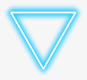 #freetoedit #neon #blue #triangle - Blue Neon Triangle Transparent, HD Png Download, Transparent PNG