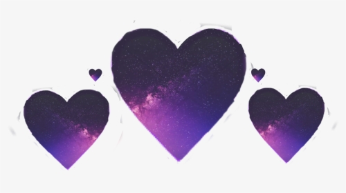 #heart #emoji #hartemoji #galaxy #crown #galaxycrown - Heart, HD Png Download, Transparent PNG