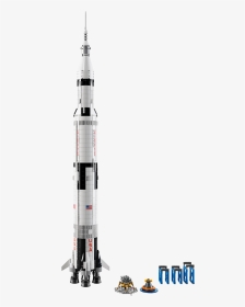 Saturn Rocket Png - Lego Apollo Saturn V, Transparent Png, Transparent PNG