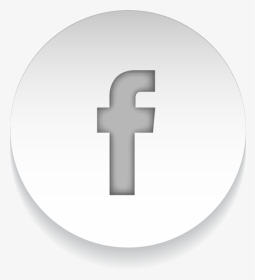 Fb Icon Png - Facebook Logo Grey Circle, Transparent Png , Transparent Png  Image - PNGitem