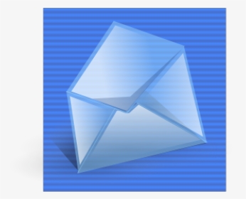 Blue Background Mail Computer Icon Vector Clip Art - Triangle, HD Png Download, Transparent PNG
