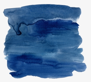 Blue Watercolor Painting Ink - Dark Blue Watercolor Background, HD Png Download, Transparent PNG