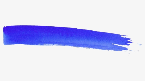 Ink Brush Stroke Png Blue, Transparent Png, Transparent PNG