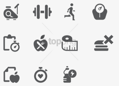 Free Png Fitness Icon Icons See Disclaimer Below - Transparent Background Fitness Icons, Png Download, Transparent PNG