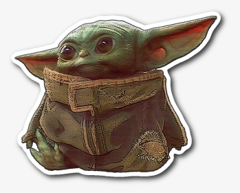 Clip Art Baby Yoda, HD Png Download, Transparent PNG