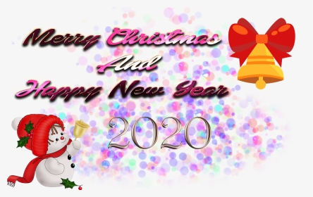 Christmas And New Year Png Image 2020 Png Photo Background - Navidad, Transparent Png, Transparent PNG