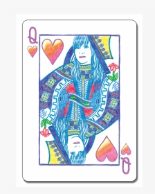 Picture - Queen Of Hearts Playing Card Png, Transparent Png, Transparent PNG
