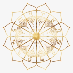 Gold Mandala Png - Png Mandala Art Gold Transparent, Png Download, Transparent PNG