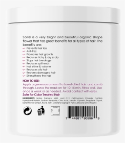 Sorrel Cosmetics Mask With Argan Oil Spf - Hair Care, HD Png Download, Transparent PNG