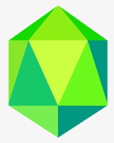 #diamond #green #diamante #verde - Triangle, HD Png Download, Transparent PNG