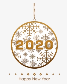 Happy New Year 2020 Round, HD Png Download, Transparent PNG