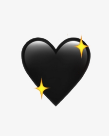 #sticker #black #heart #corazon #negro #depression - Heart, HD Png Download, Transparent PNG