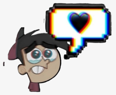 #timmyturner #timmy #depression #depressed #hearts - Stickers De Los Padrinos Mágicos, HD Png Download, Transparent PNG