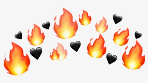 Fire Emoji Crown Png, Transparent Png, Transparent PNG