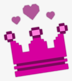 #crown #hat #pink #pixel #princess #prince #queen #king, HD Png Download, Transparent PNG