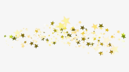 Glitter Effect Png - Gold Glitter Stars Png, Transparent Png, Transparent PNG