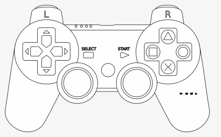 Game Controller Coloring Page, HD Png Download, Transparent PNG