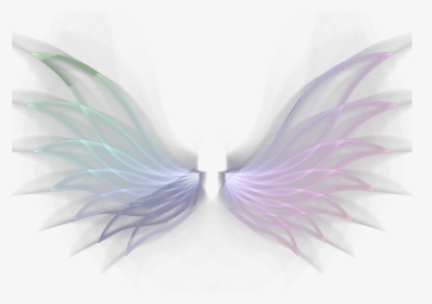 #wings #neon #wing #angelwings #angels #angel #white - Fairy, HD Png Download, Transparent PNG