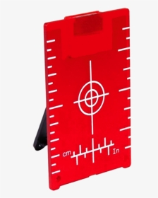 Red Target Plate - Bosch Laser Target Cards, HD Png Download, Transparent PNG