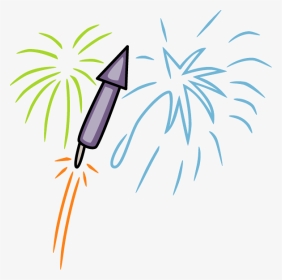 This Esl New Year Reading Page Has A Comprehension - Happy New Year Rocket, HD Png Download, Transparent PNG